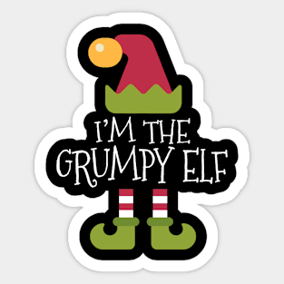 Christmas I'm the Grumpy Elf Sticker